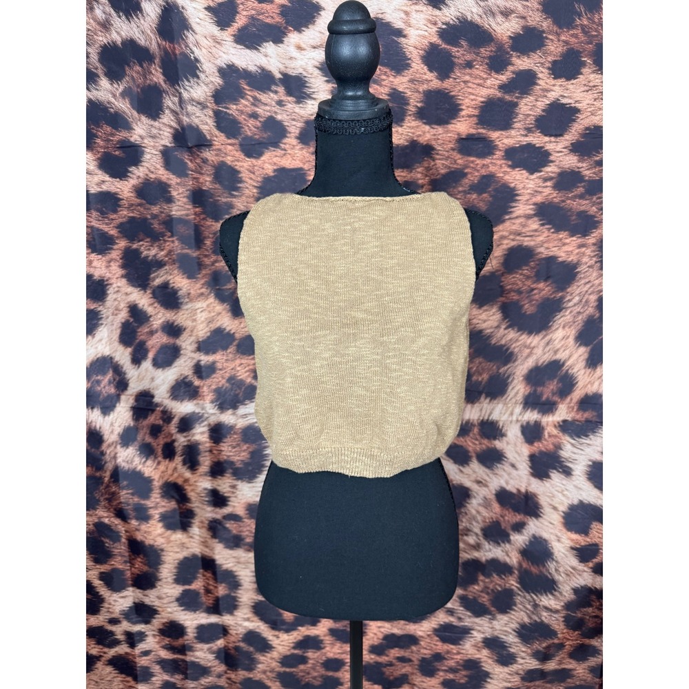 Crop Knit Boxy Tank